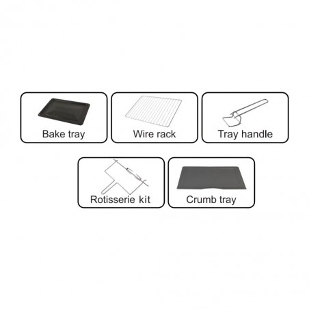 Mammouth MEO450CRD 45L Black Electric Oven