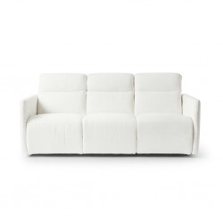 Laura 3 Str Manual Motion Fabric White