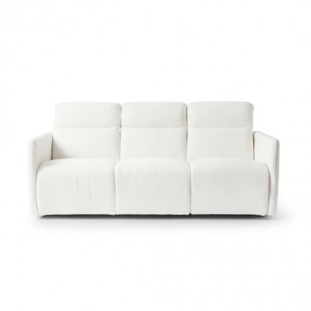 Laura 3 Str Manual Motion Fabric White