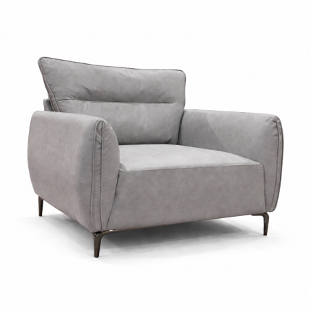 Taglia 3+2+1 Str Fabric Grey Leather Gel