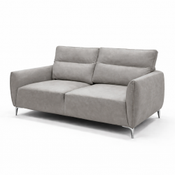 Taglia 3+2+1 Str Fabric Grey Leather Gel