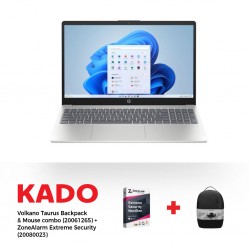 HP Laptop 15  Natural Silver Ultra 7 & Free Volkano Backpack & Mouse combo + ZoneAlarm Extreme Security