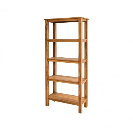 Dawson Bookcase Cabinet Natural Teak