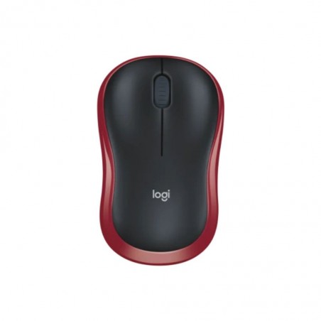 Logitech M185 Wireless Mouse - Red