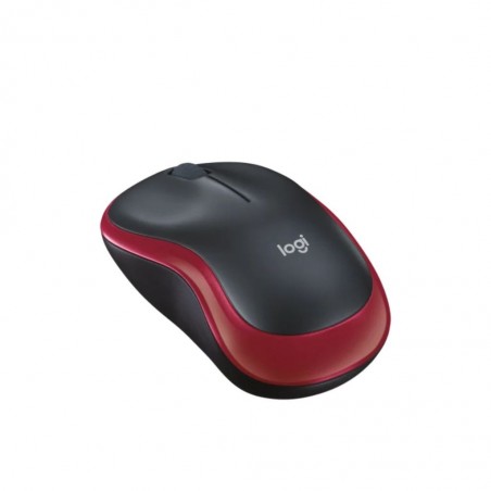 Logitech M185 Wireless Mouse - Red