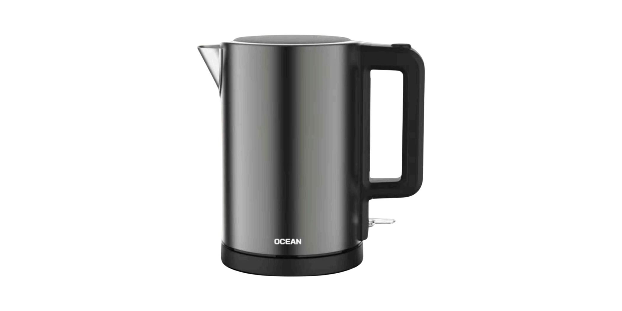 Ocean OCKTHI2217WXB Dark Inox 1.7L Cordless Kettle