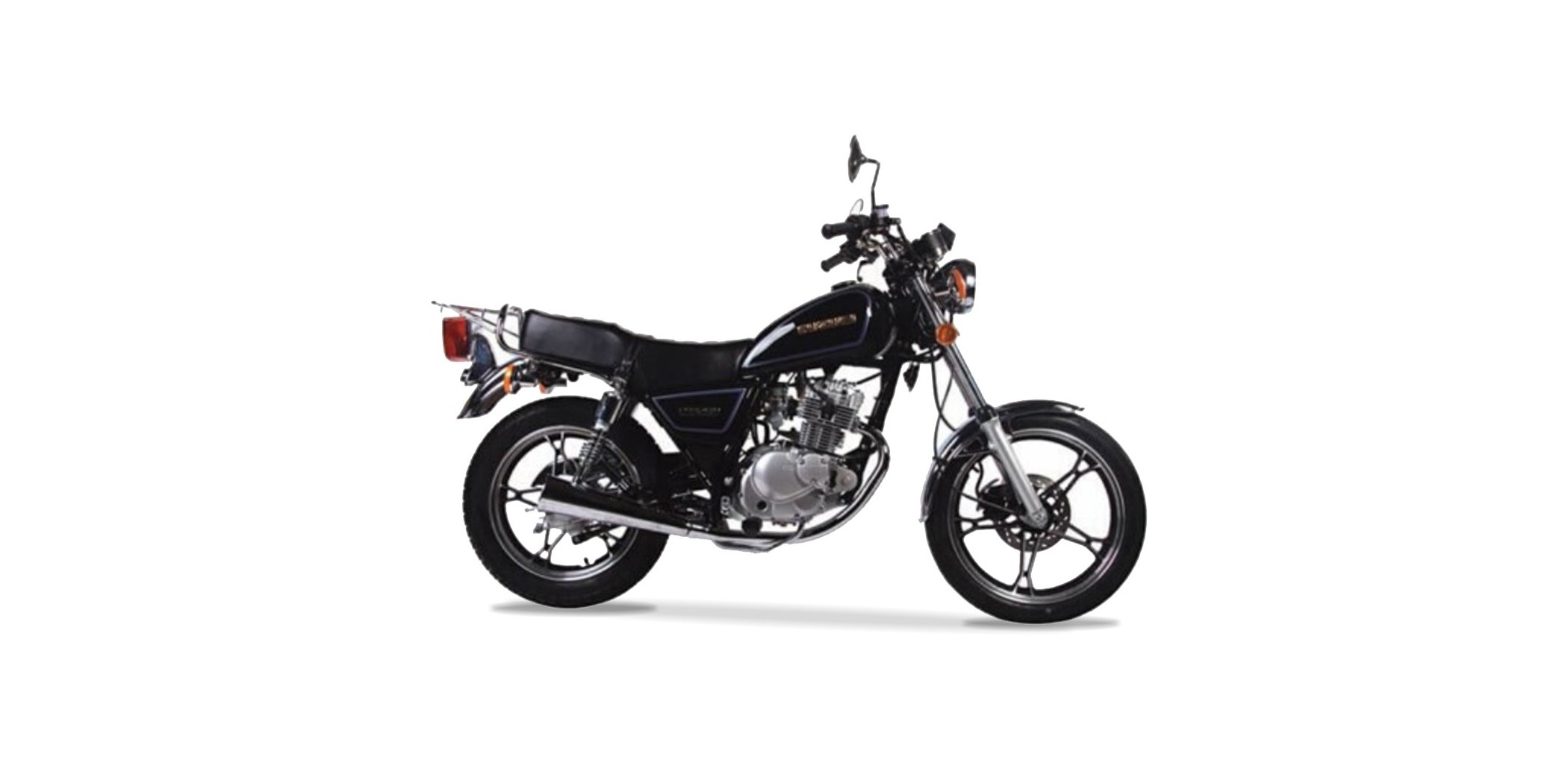 Suzuki Gn125h Black 124cc Motorbike