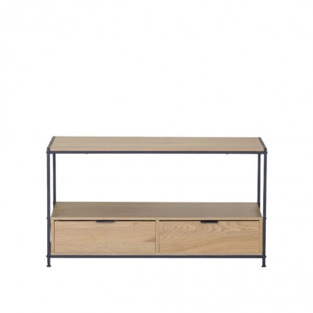 Flood TV Cabinet With Drawers In Melamine Oak