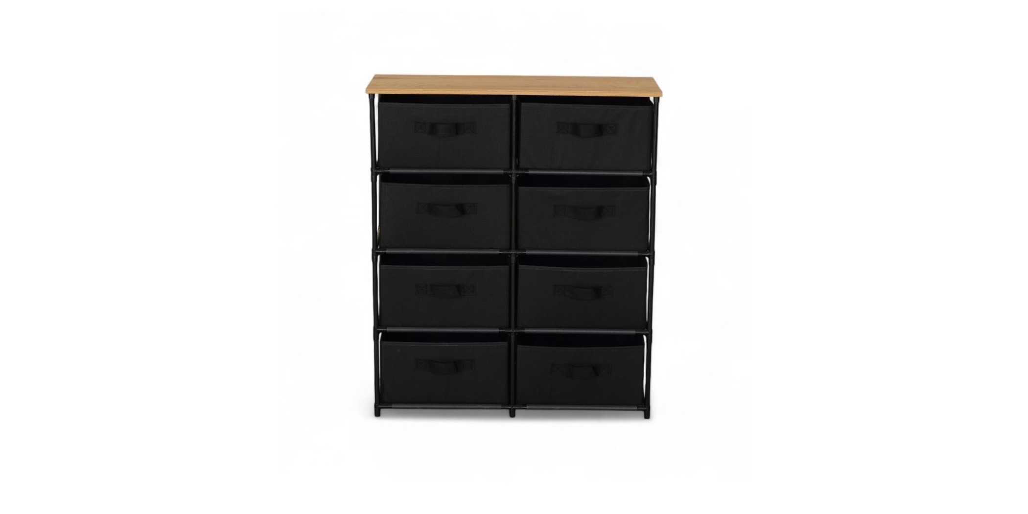 Mabel Storage Cabinet With Drawers In Melamine Oak