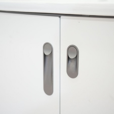 Lavender Bathroom Cabinet With Mirror DE01-80L