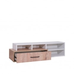 Valencia TV Cabinet Aurous & White