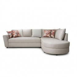 Arlo Sofa-Small Corner-Fabric Light Brown