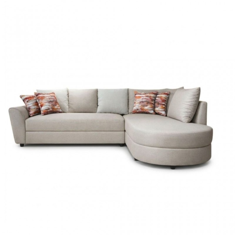 Arlo Sofa-Small Corner-Fabric Light Brown