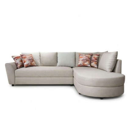 Arlo Sofa-Small Corner-Fabric Light Brown