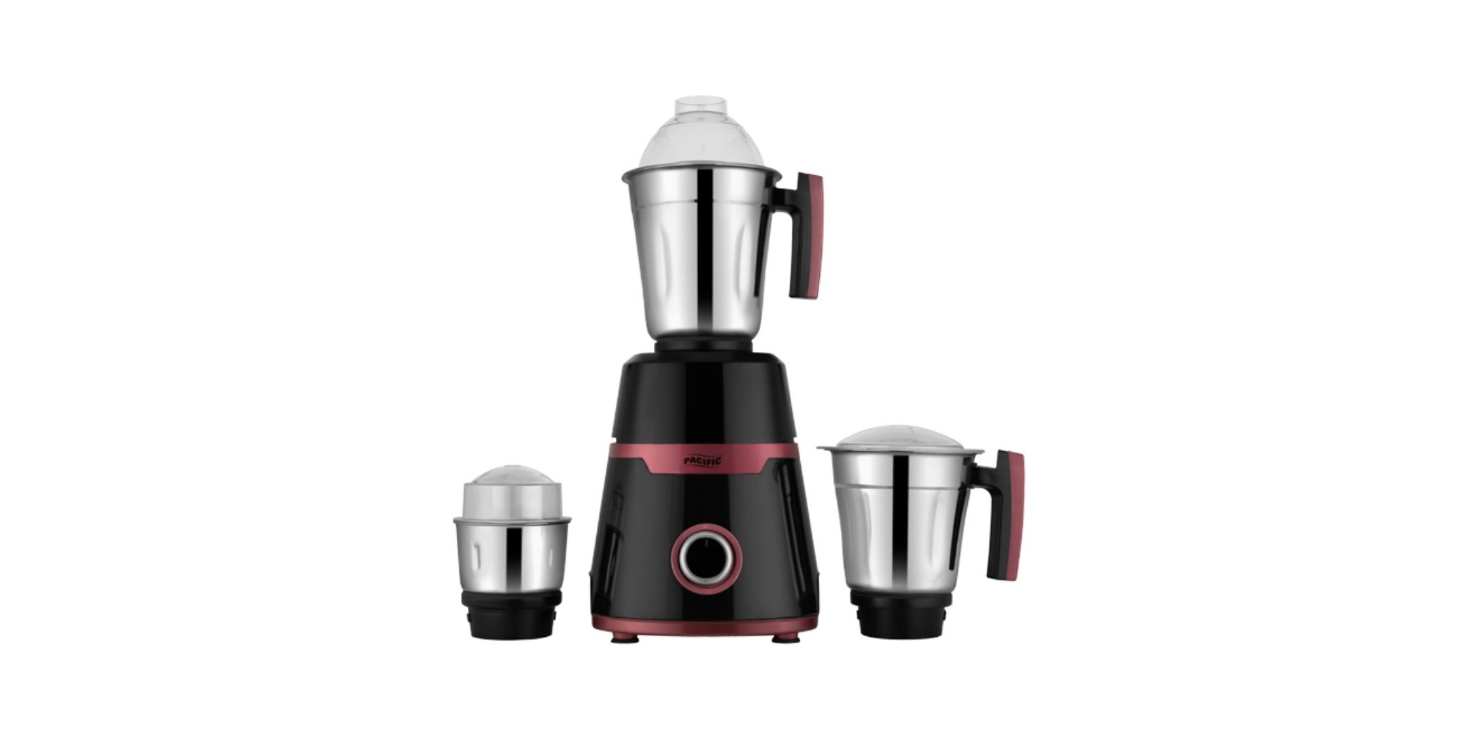 Pacific J3 600W Black Mixer Grinder