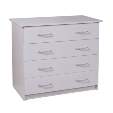Grace Chest of Drawers MDF White Ash