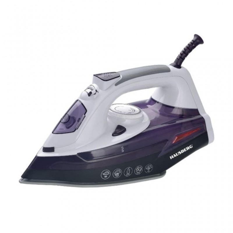 Hausberg HB-7813MV 2YW Electric Iron With Ceramic Soleplate