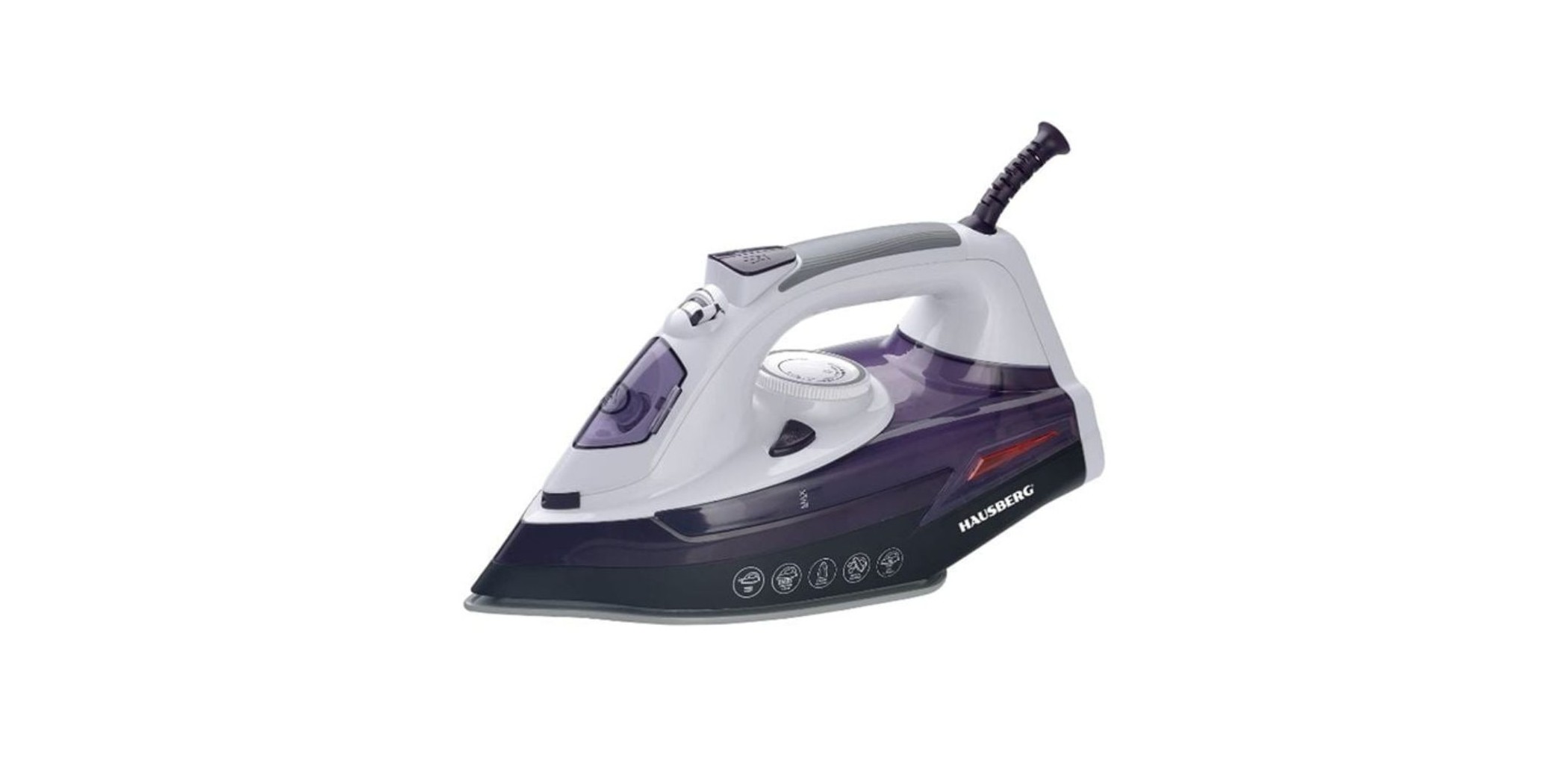 Hausberg HB-7813MV 2YW Electric Iron With Ceramic Soleplate
