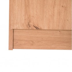 Neo Wardrobe 4 Doors MDF Red Oak And White