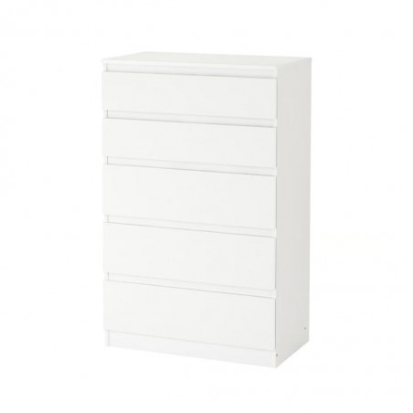 Ikea Kullen Chest Of 5 Drawers White 90355732