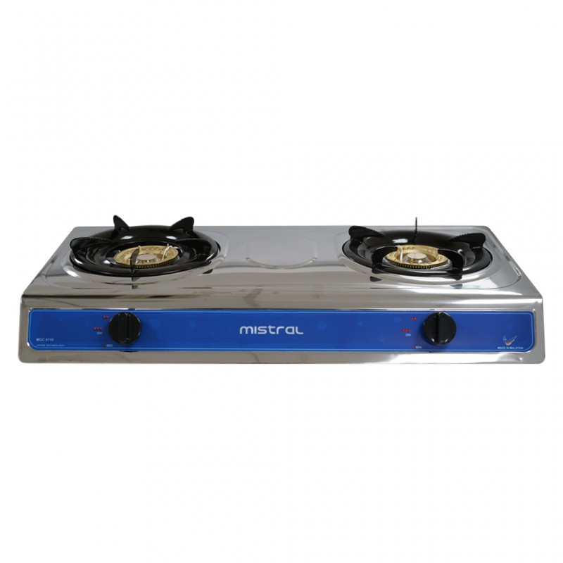 Mistral MGC8110 2 Burners S/Steel Gas Cooker Mistral MGC8110 2 Burners S/Steel Gas Cooker