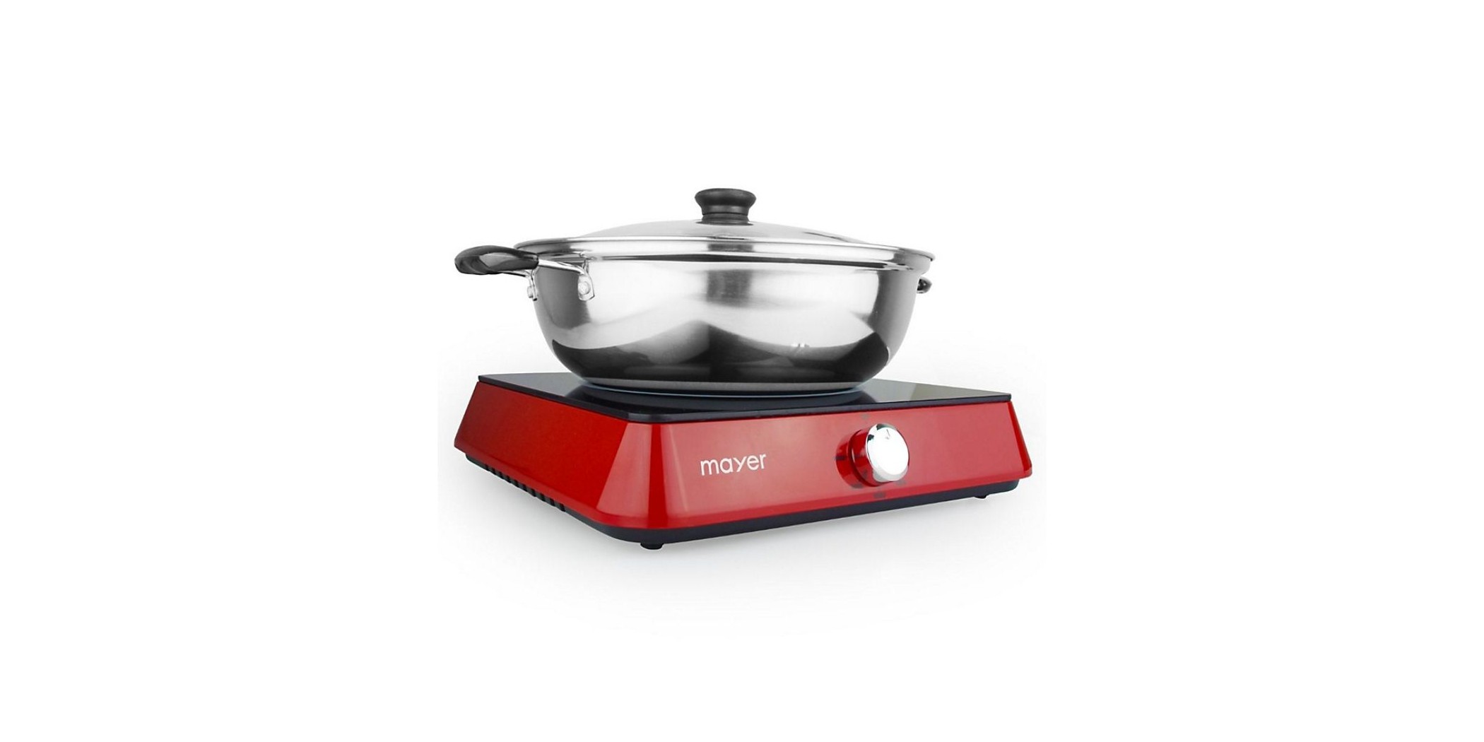 Mayer MMIC1619 Red Induction Cooker With S/S Pot