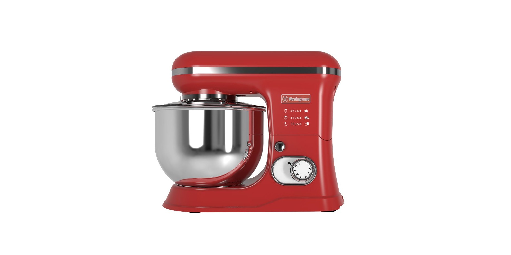 Westinghouse WKSMXR498RD Red Stand Mixer