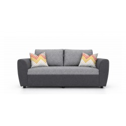 Lisa 3+2+1+FREE OTTOMAN Fabric Dark Grey