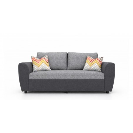 Lisa 3+2+1+FREE OTTOMAN Fabric Dark Grey