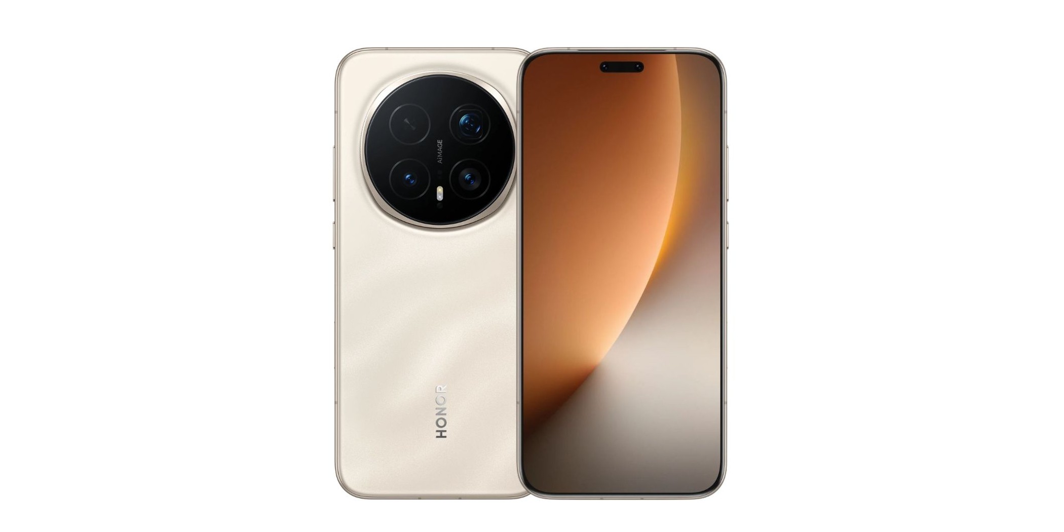 Honor Magic 8 Pro Sunrise gold