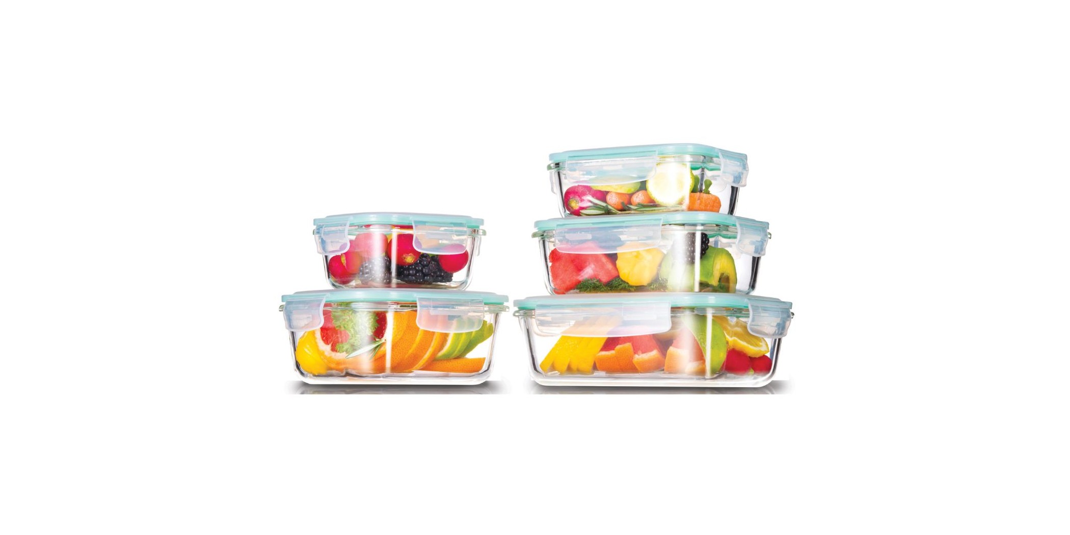 Westinghouse WCFC003210A  5pcs Glass Storage Set
