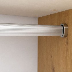 Ace Wardrobe 3 Doors With Shelves MDF Red Oak