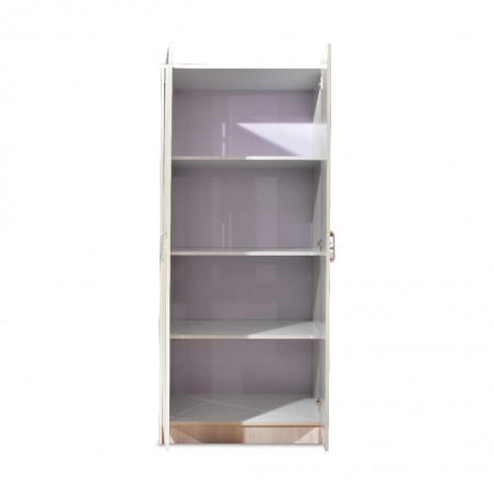 Ace Wardrobe 2 Doors Oak MDF With Shelves