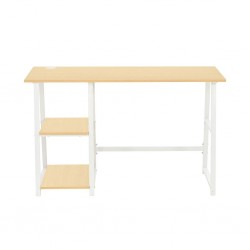 Bercola Office Desk Oak & Metal Leg