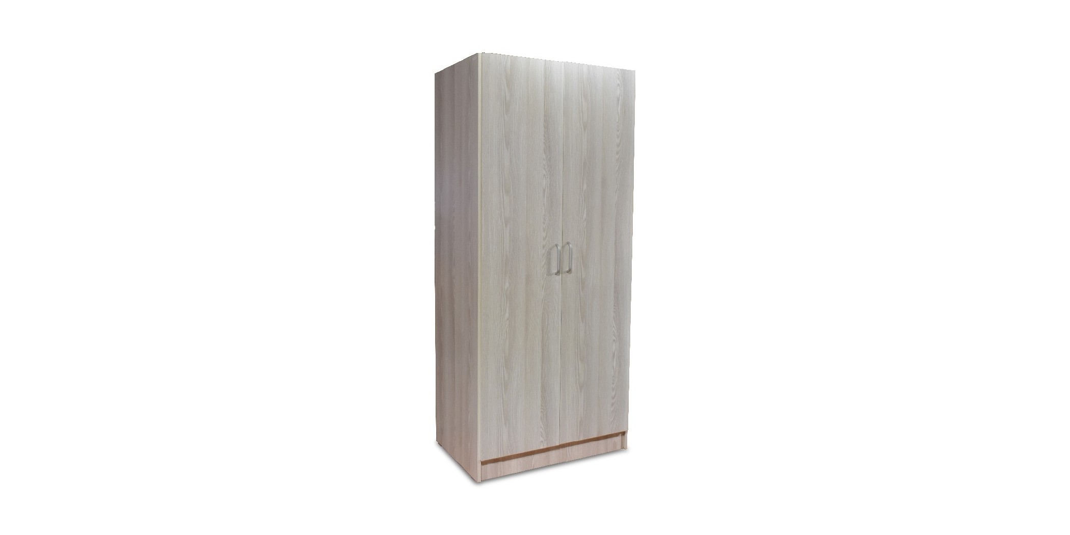 Elsa Wardrobe 2 Doors With Hanger MDF Grey