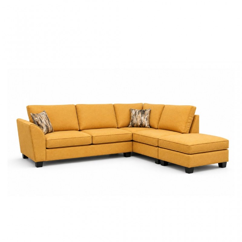 Bella Corner Fabric Mustard(KD VERSION)
