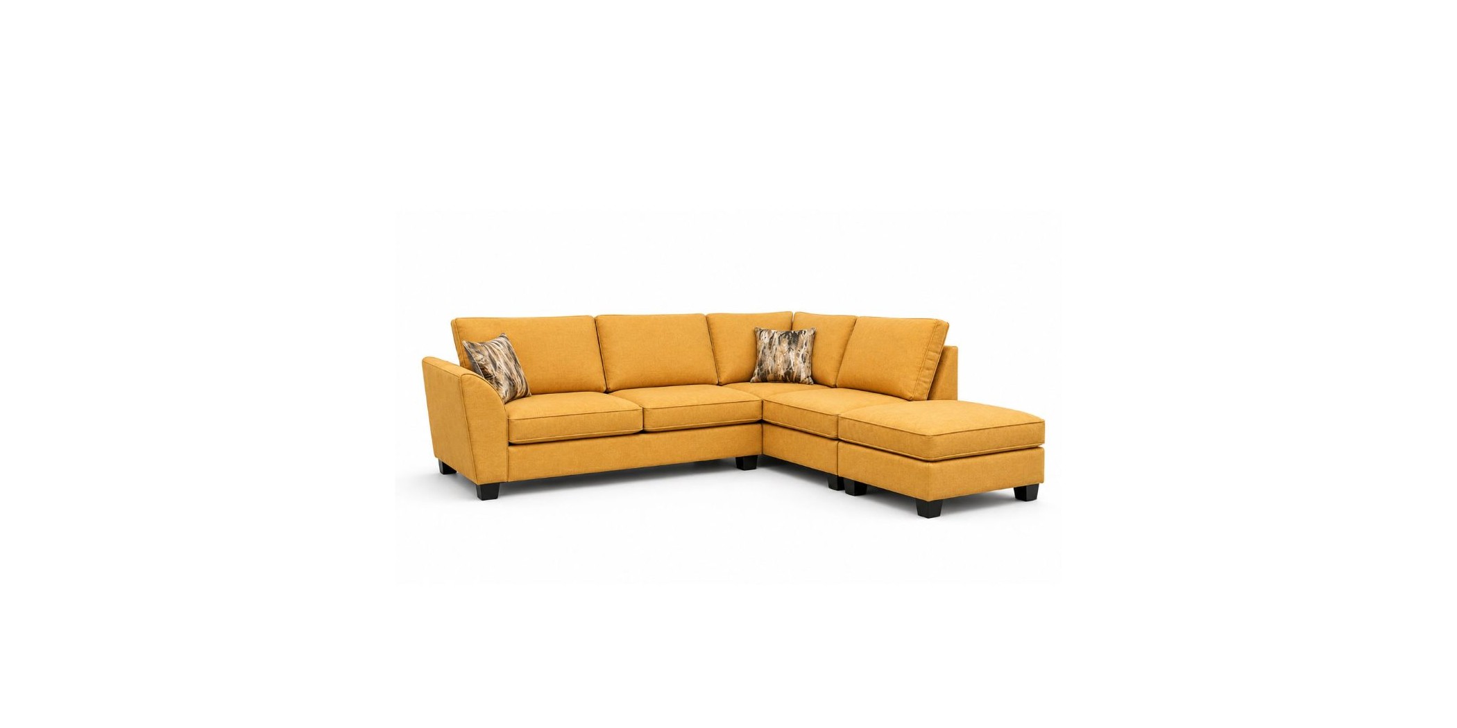 Bella Corner Fabric Mustard(KD VERSION)