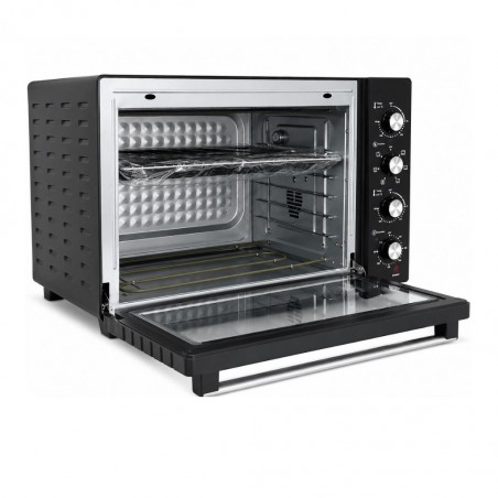 Mammouth EO1000CRD 100L Black Electric Oven With Double Glass Door, Rotisserie & Convection