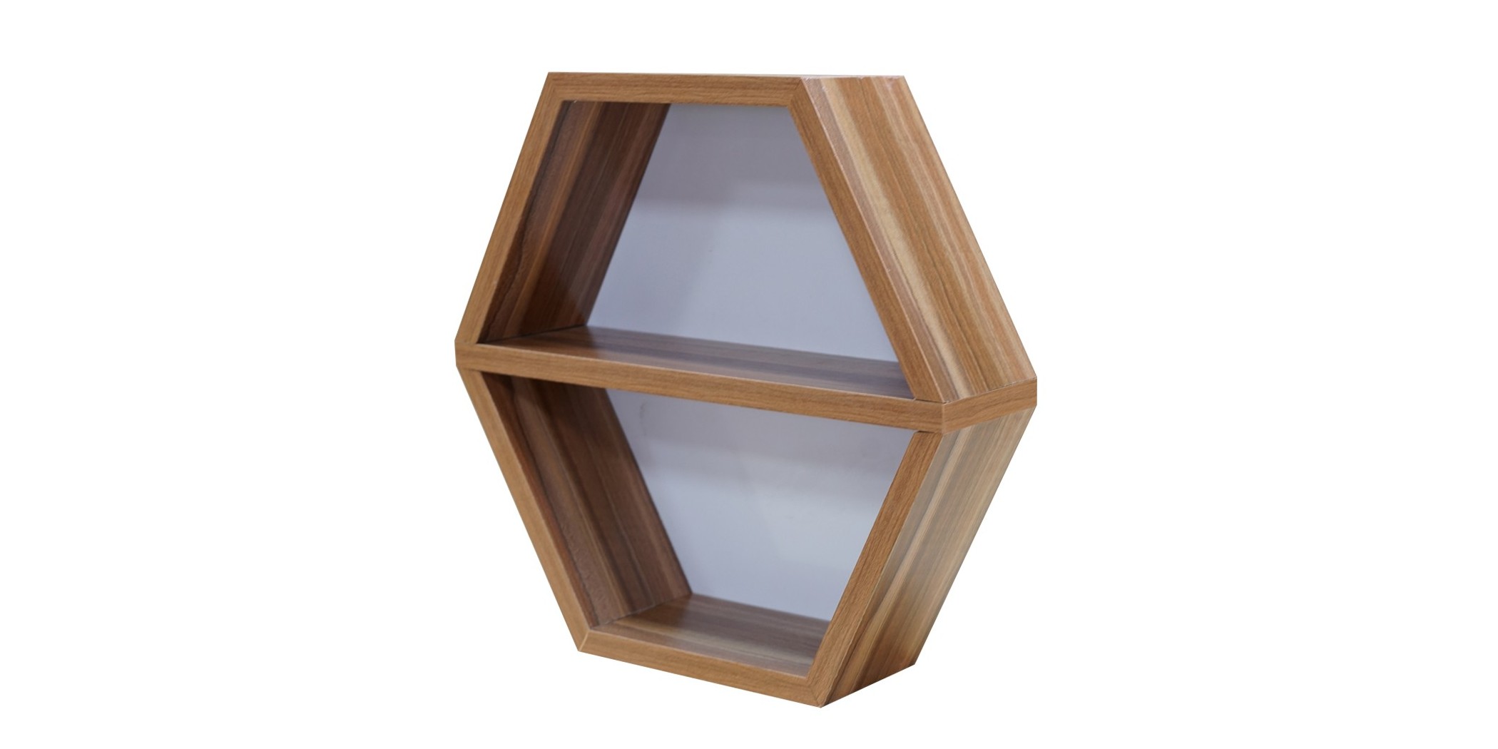 Hexagon Wall Shelf Melamine MDF Ref FC210