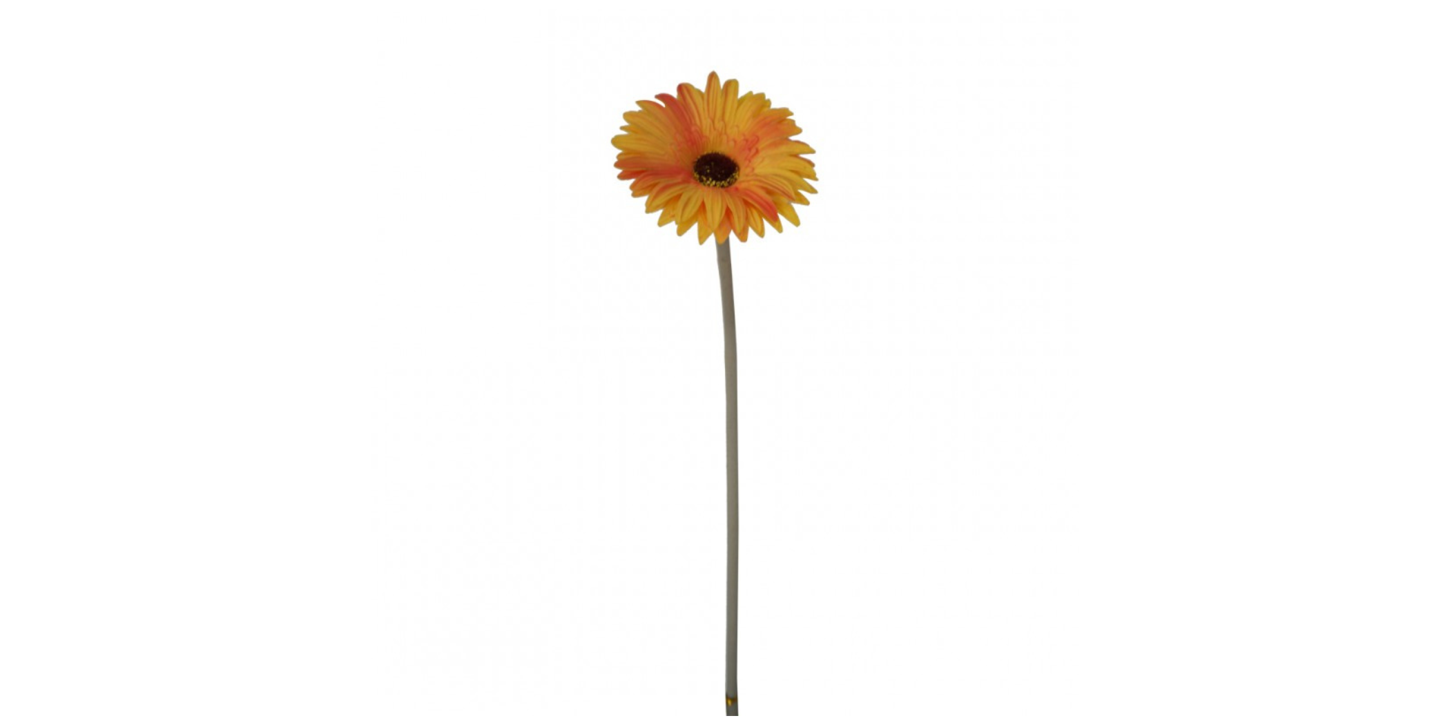 Flower 52 cm yellow