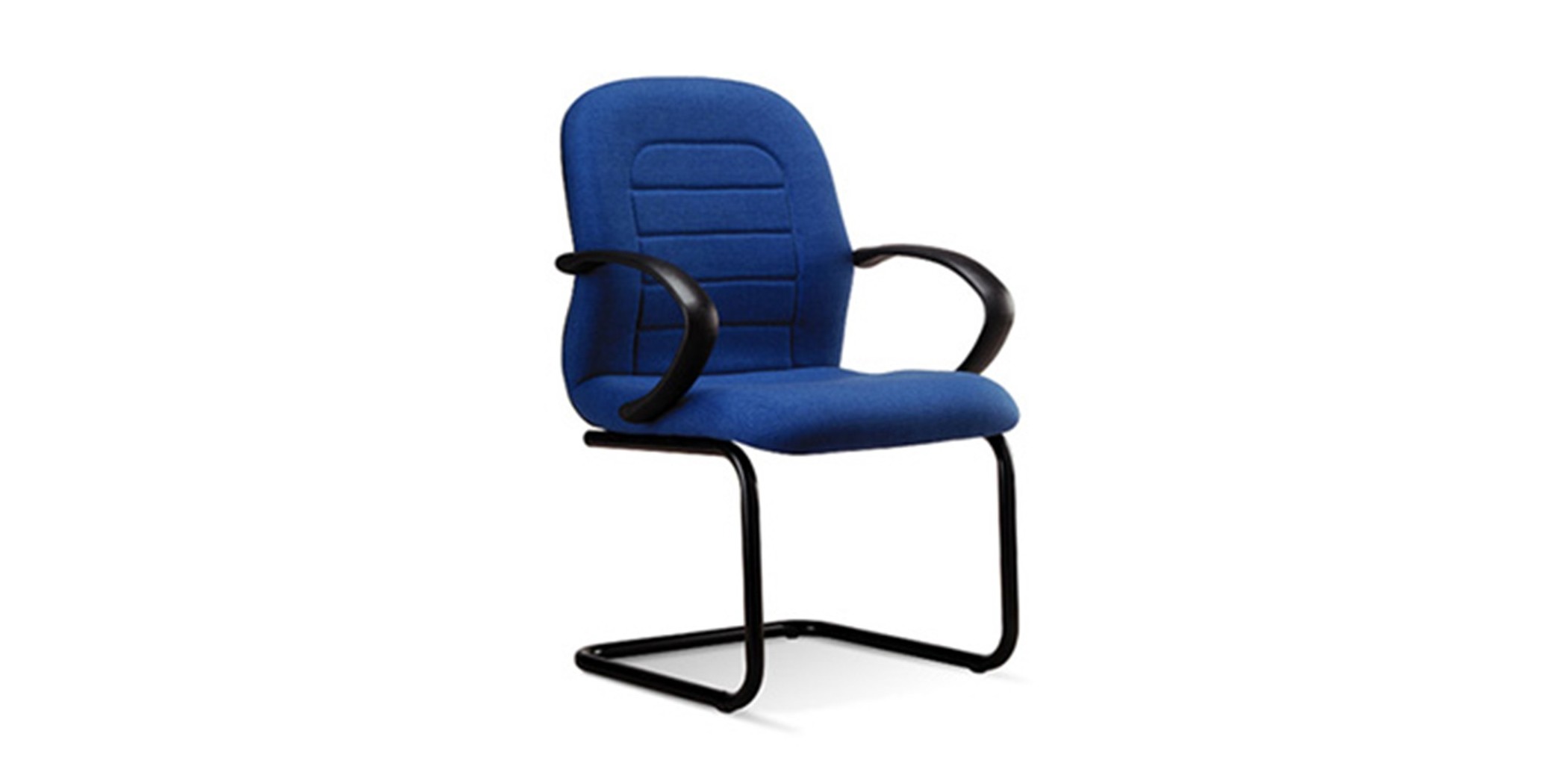Visitors Chair ER 04 Seat Blue Fabric