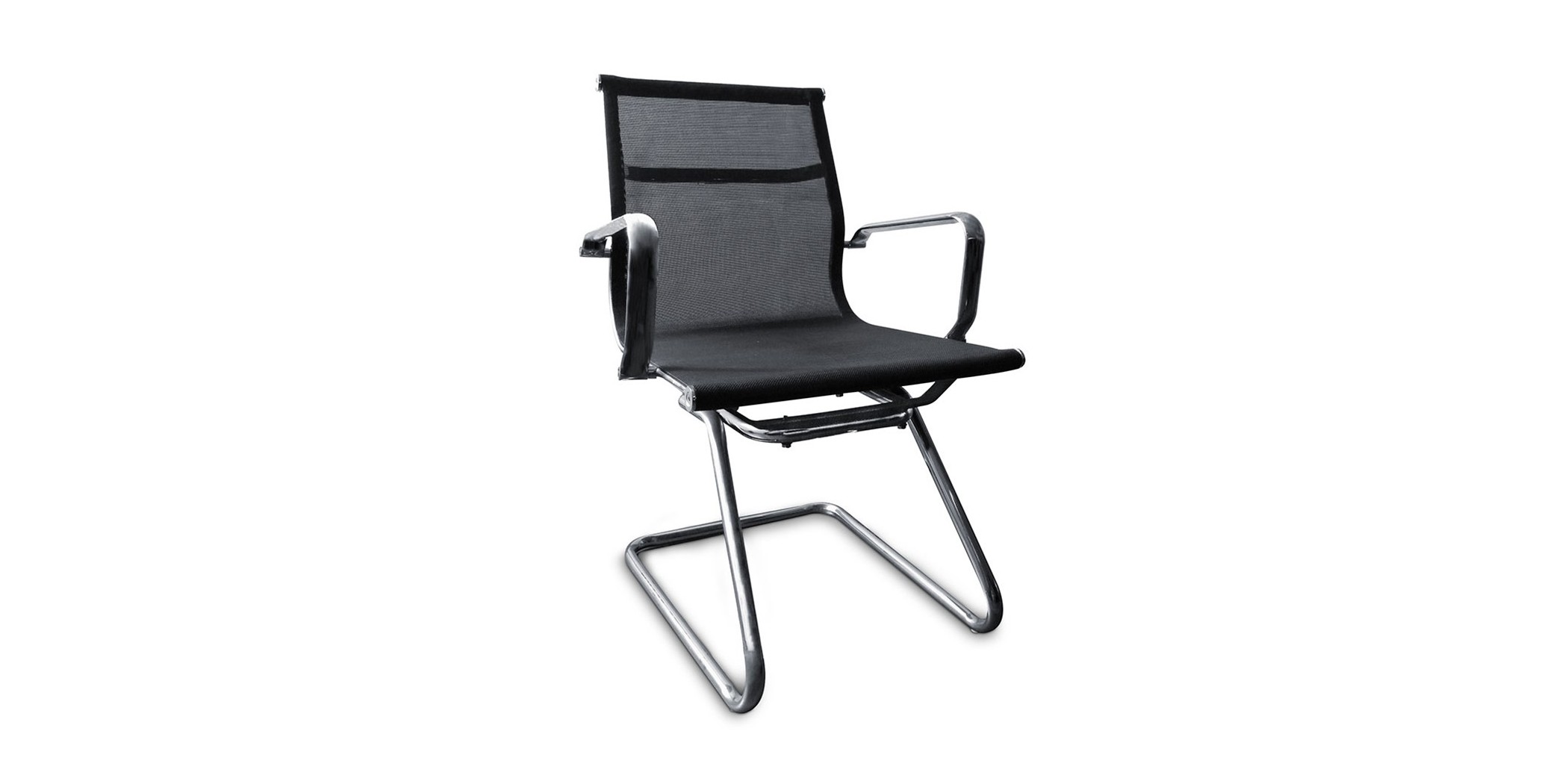 Visitors Chair Carrier H068 B Semi-Leather