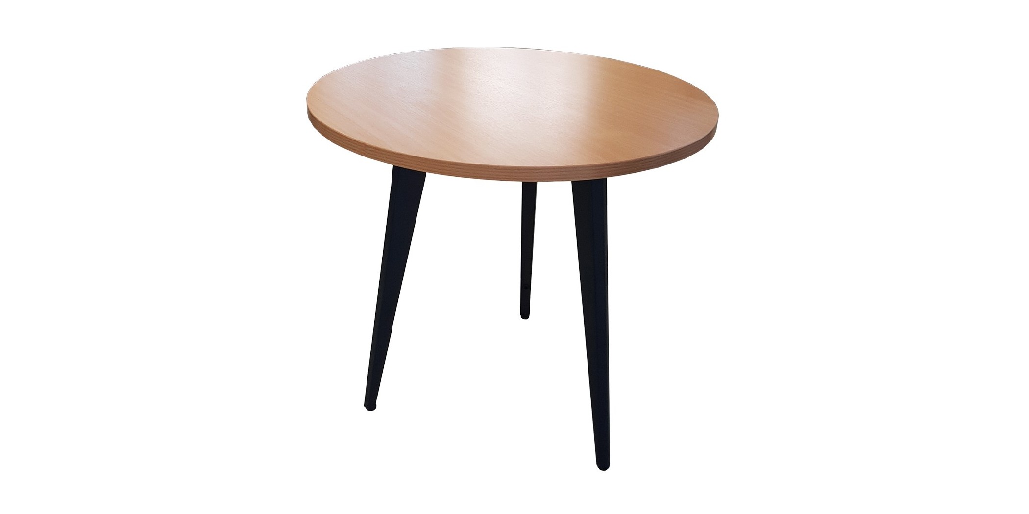 Meeting Table Round Sup by Matt Black Leg A385-09