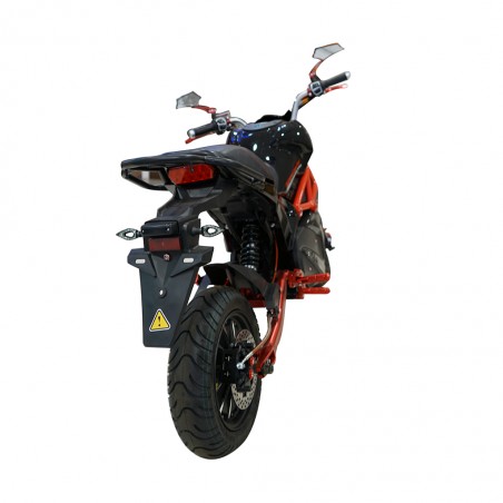 Speedway A12 2000 Watts (2Kw) Electric Motorcycle Black Bike