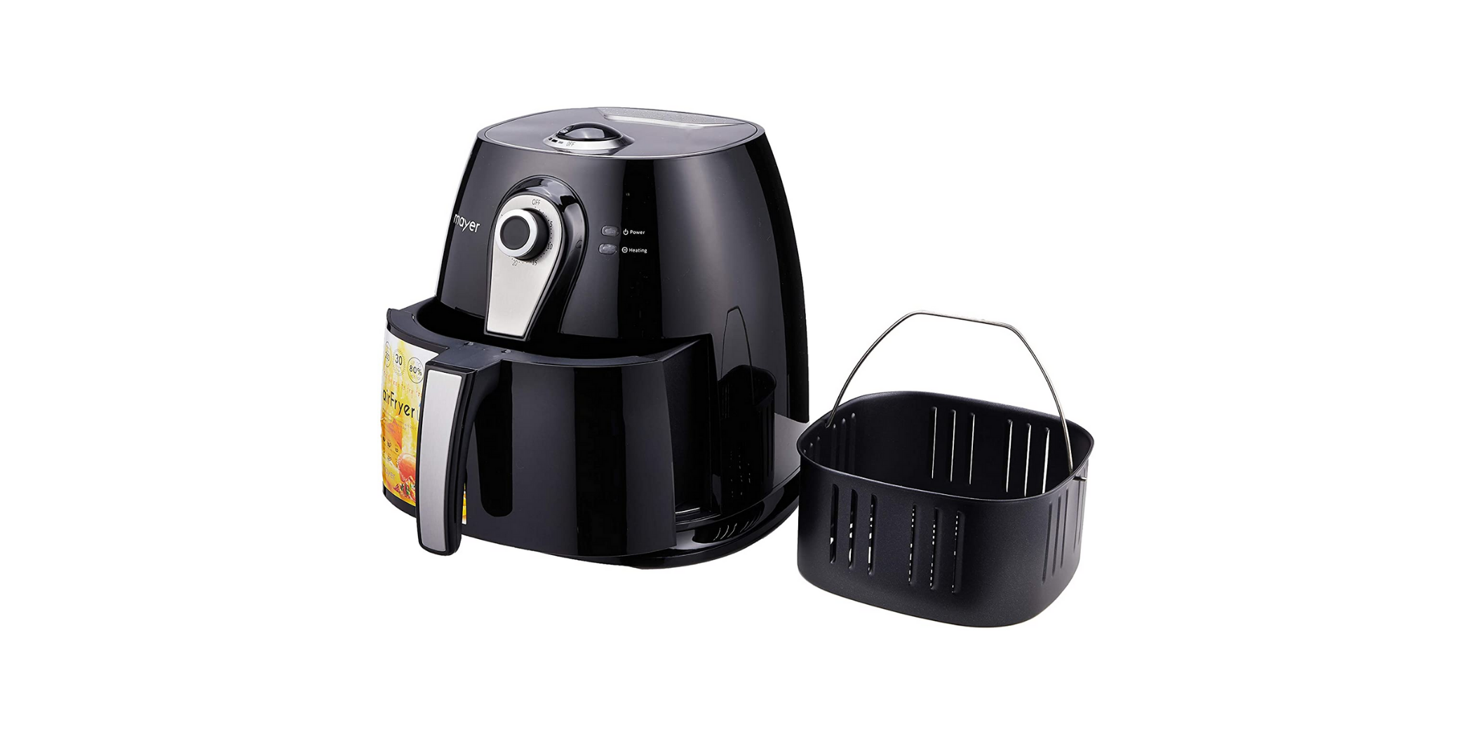 Mayer MMAF88 3.5L Black Air Fryer