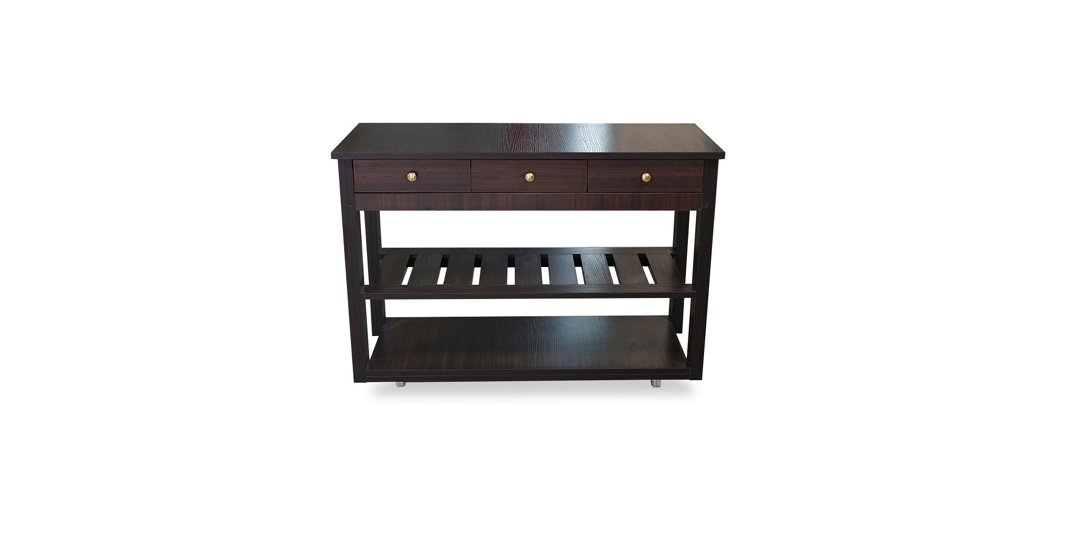 Trolley Table 2 Shelves And 2 Drawers