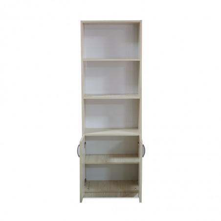 Bookshelf 2 Door n 3 Shelves Melamine
