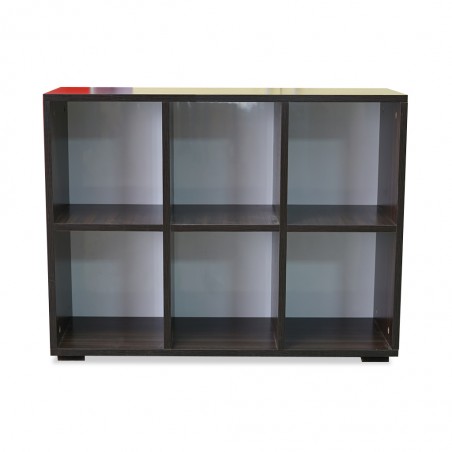 Bookshelf Open 2x3 Melamine MDF Ref FG003
