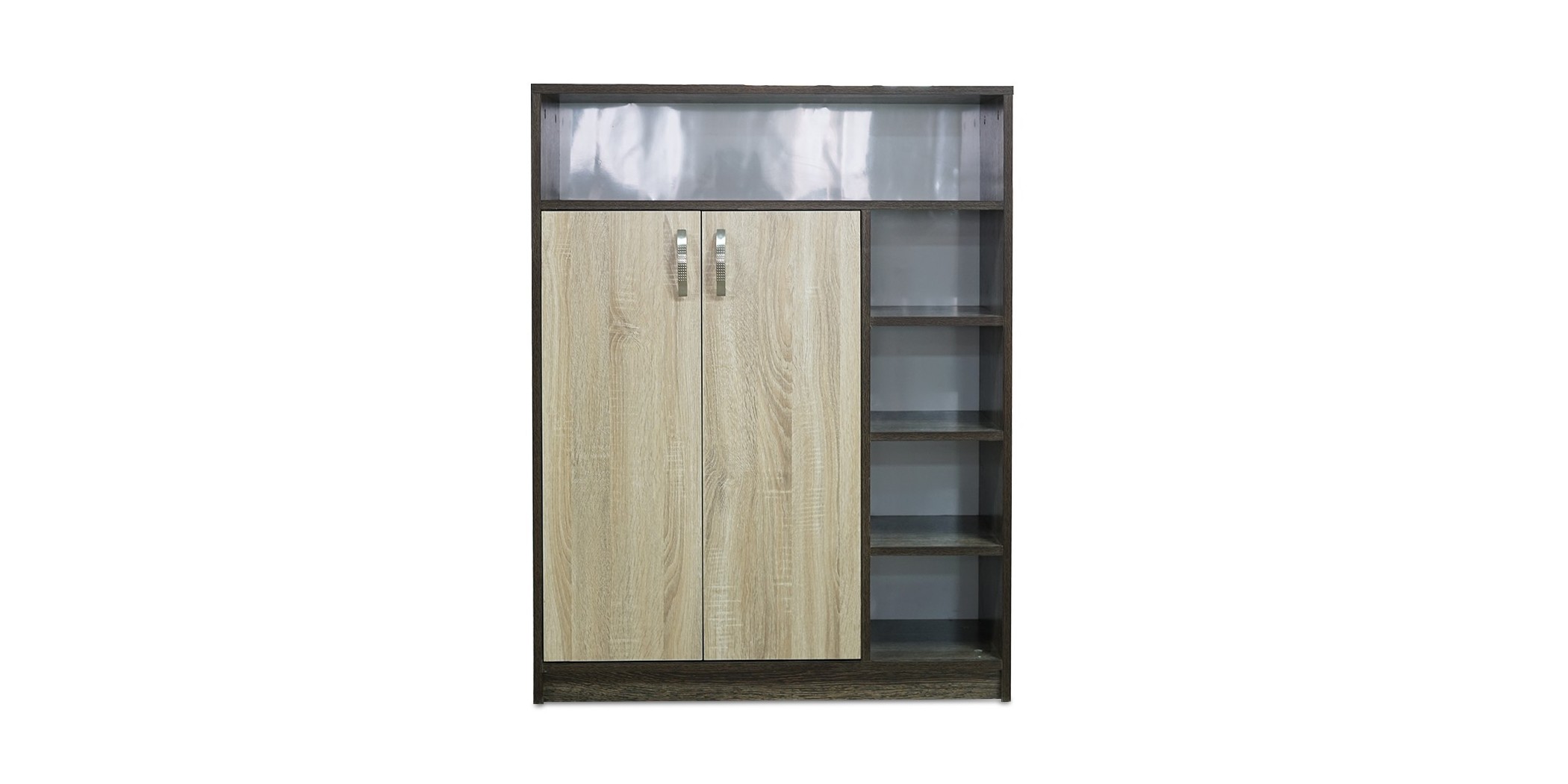 Shoerack 2 Door With Side Shelf