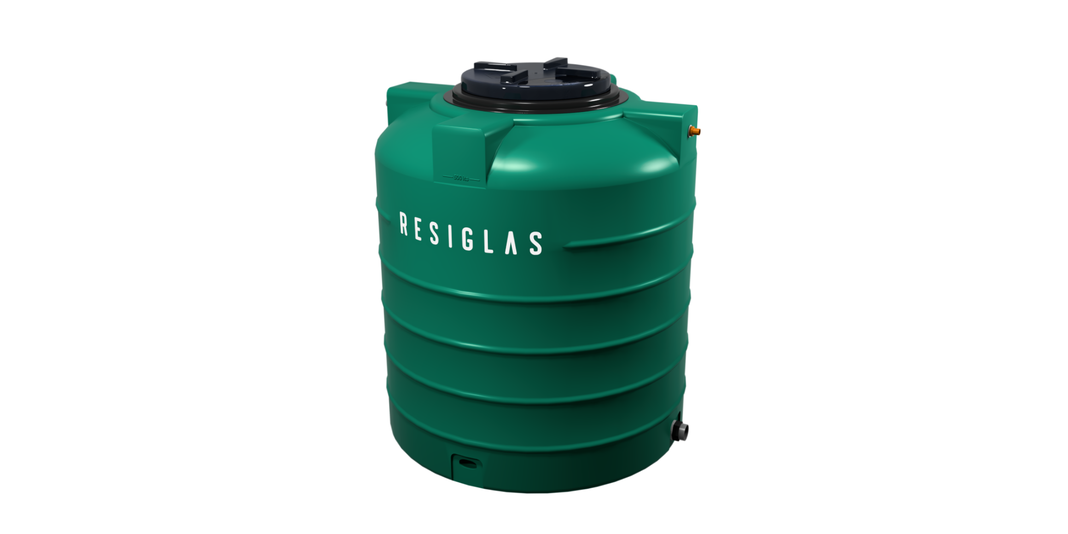 Resiglas 500 Lts Polychrome Water Tank Mint Green
